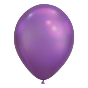 Ballonger Krom Lila - 10-pack