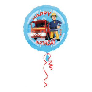 Folieballong Brandman Sam Happy Birthday