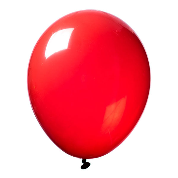 Latexballong Crystal Röd - 10-pack