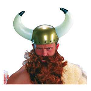 Vikingahjälm med Stora Horn - One size