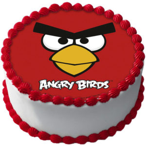 Angry Birds Tårtbild Oblat A