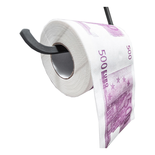 500 EUR Toalettpapper