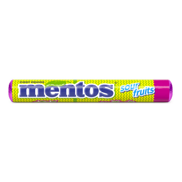 Mentos Sour Fruits - 38 gram