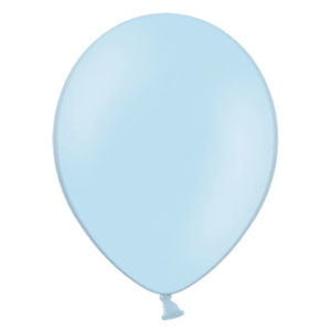 Små Pastell Baby Blå Latexballonger 100-pack