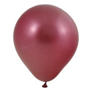 Ballonger Krom Röd - 10-pack