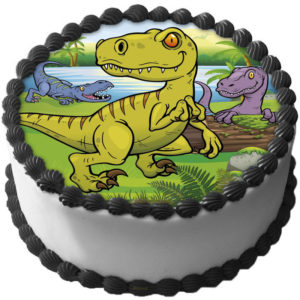 Dinosaurie Tårtbild