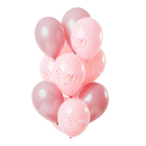 Latexballonger Happy 30th Lush Blush - 12-pack