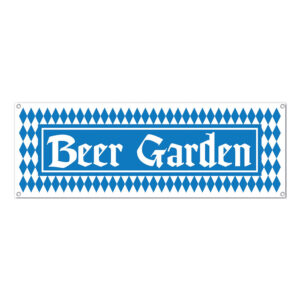 Banderoll Beer Garden