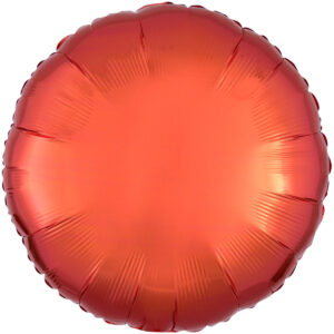 Folieballong, rund-Orange