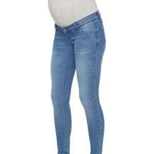 Mamalicious Slim Jeans (Medium Blue Denim)