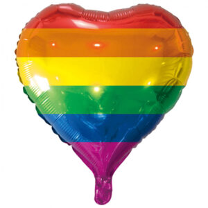 Pride Hjärta Folieballong