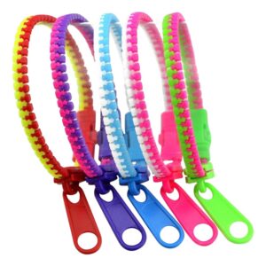 Zipper Bracelet Fidget Toy - Rosa/Grön