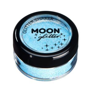 Moon Glitter i burk shaker, pastell ljusblå 5 g