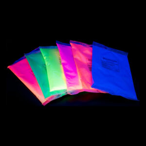UV Neon Holipulver Orange - 1000 gram