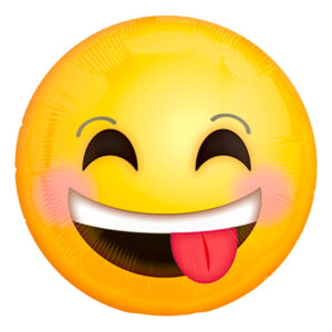 Folieballong Emoji Smile Boy Face