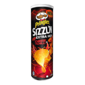 Pringles Sizzl'n Extra Hot Cheese & Chilli - 180 gram