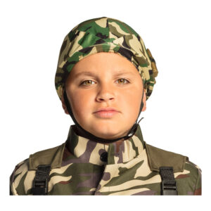 Militärhjälm Barn Kamouflage - One size