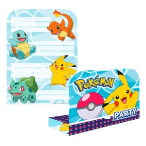 Inbjudningskort Pokemon - 8-pack