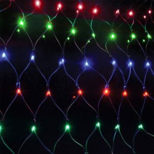 LED Ljusnät Flerfärgad - 3x2 meter