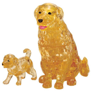 3D Kristall Pussel Hundar
