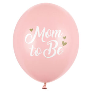 Latexballonger Mom to Be Rosa 50-pack