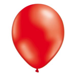 Ballonger Röda Metallic - 10-pack