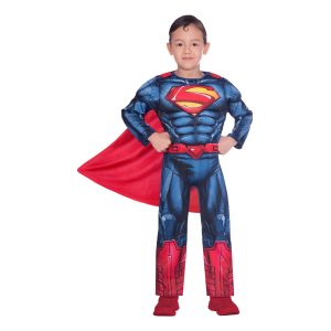 Superman Klassisk Barn Maskeraddräkt - Large