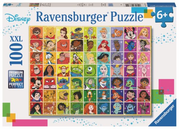 Ravensburger Pussel Disney Multi Character (100-bitar)