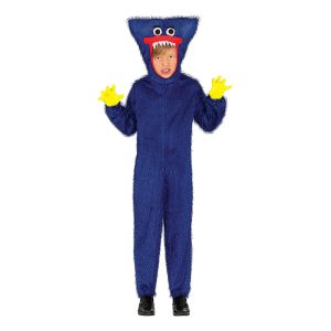 Blå Monster Barn Maskeraddräkt - Small