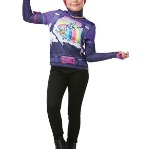 Fortnite Brite Bomber Tröja och Huva Barn