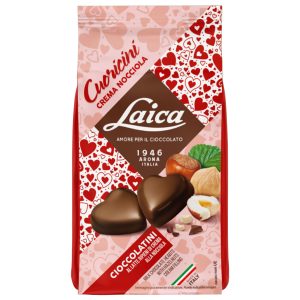 Mjölkchokladhjärtan med Hasselnöt 130g