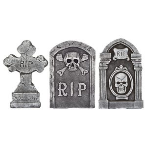 RIP Gravsten Halloweendekoration